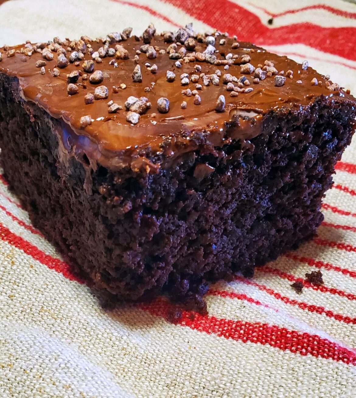 Pumpernickel-Rye Chocolate Snacking Cake
