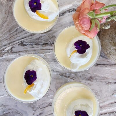 Lemon-Buttermilk Posset